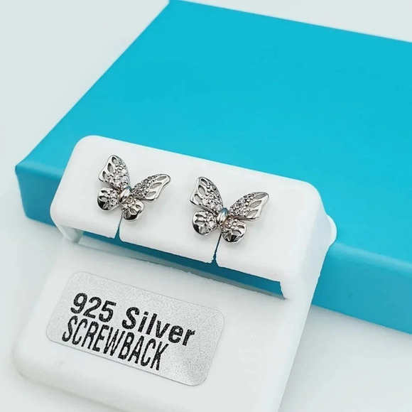 "925 Sterling Silver CZ Beautiful Earrings for Women, 1USPAR4238 - Picture 5 of 11